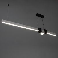 Светильник с ПДУ "Наоми" LED 20Вт 3000-6000К бело-черный 120х100 см