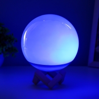 Ночник "Шар" LED 7 цветов АКБ USB МИКС 15x15x18 см RISALUX Ночник "Шар" LED 7 цветов АКБ USB МИКС 15x15x18 см RISALUX