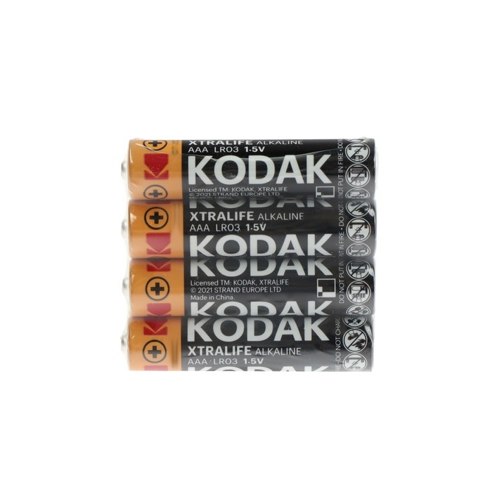 Батарейка алкалиновая Kodak Xtralife, AAA, LR03-60BOX, 1.5В, бокс, 60 шт.