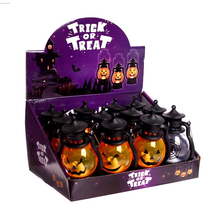 Светильник светодиодный &laquo;Хеллоуин&raquo;, виды МИКС