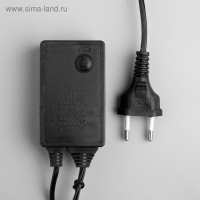 Гирлянда &laquo;Водопад&raquo; 2 &times; 1.5 м, IP44, тёмная нить, 400 LED, свечение синее, 8 режимов, 220 В