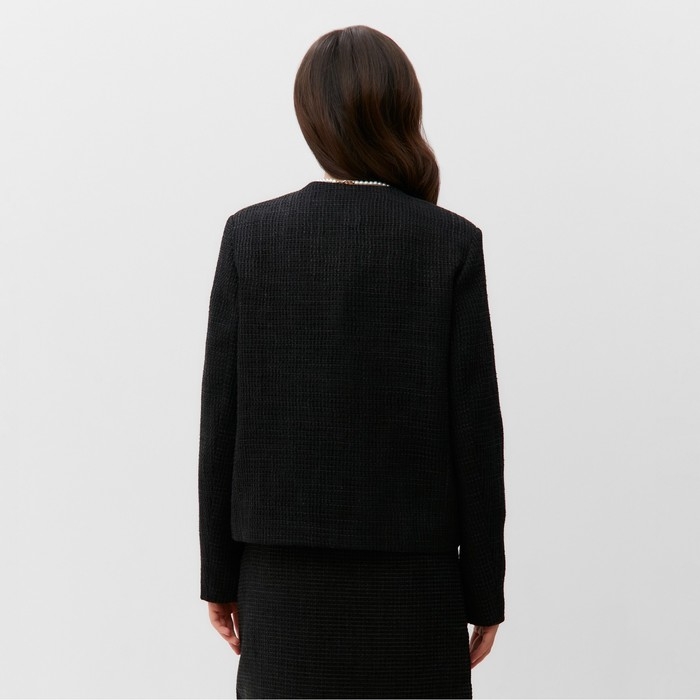 Жакет женский твидовый MIST р.42, черный Жакет женский твидовый MIST р.42, черный