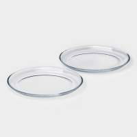 Тарелка стеклянная FLORIDA, 18&times;14 см, 2 шт