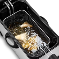 Фритюрница Kitfort KT-4051, 2000 Вт, 6/2 л, 130-190 &deg;C, серебристо-чёрная