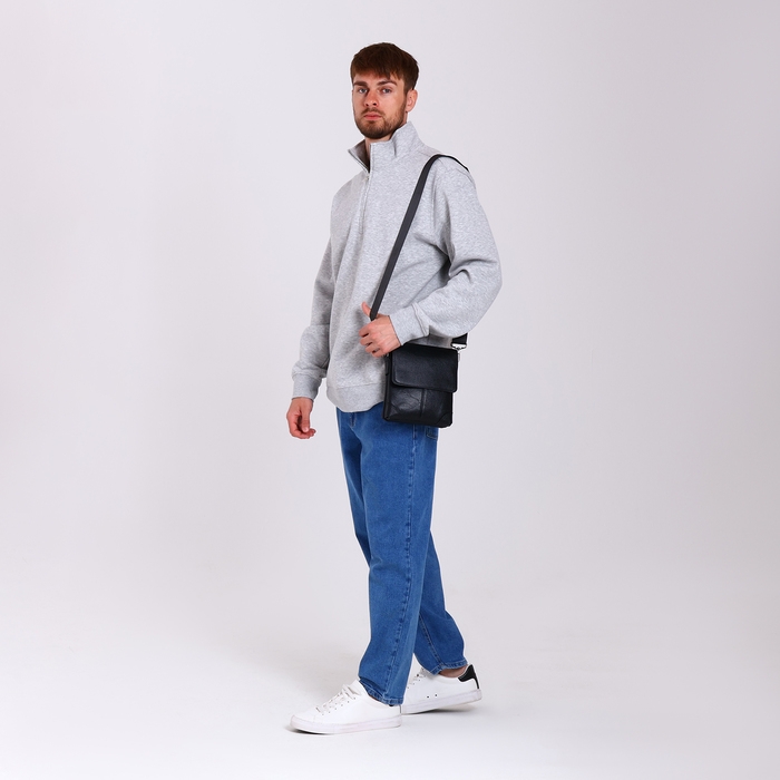 Сумка мужская, цвет чёрный