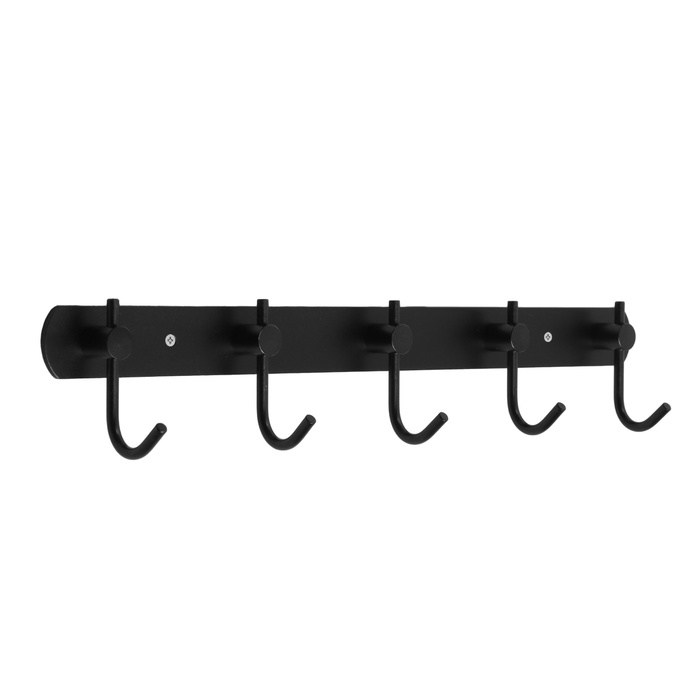Вешалка CAPPIO CVP004, металлическая, пятирожковая, цвет черный