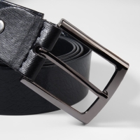 Пряжка для ремня, 5,3 × 4,5 см, 35 мм, цвет чёрный никель Пряжка для ремня, 5,3 × 4,5 см, 35 мм, цвет чёрный никель