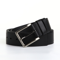 Ремень мужской, ширина 4 см, пряжка металл, цвет чёрный Ремень мужской, ширина 4 см, пряжка металл, цвет чёрный