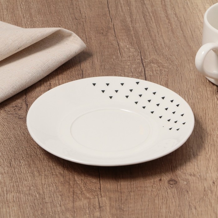 Чайная пара керамическая &laquo;Животные&raquo;, 200 мл, цвет белый