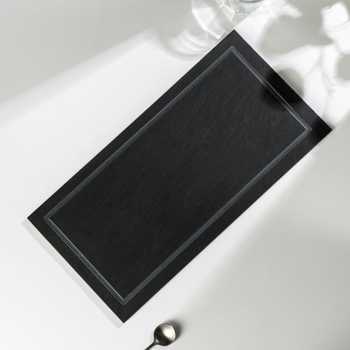 Доска для подачи из сланца Magistro Valley, 20&times;40 см, с кровостоком