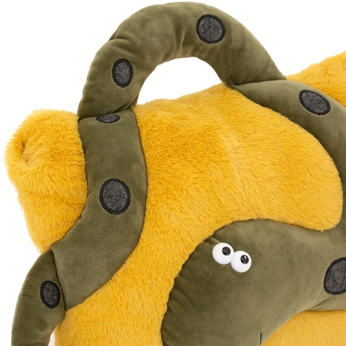 Мягкая игрушка - подушка, 35 см, цвет жёлтый