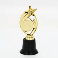 Фигура звезда на черной подставке на Выпускной "Выпускник 2026", 7 х 18,2 см