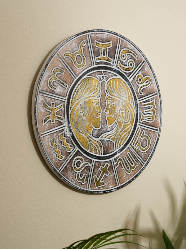 Панно резное МДФ "Близнецы", 30х30х2 см