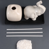 Диффузор керамика "Слон" аромапалочки 3 шт 9,5х20х16 см