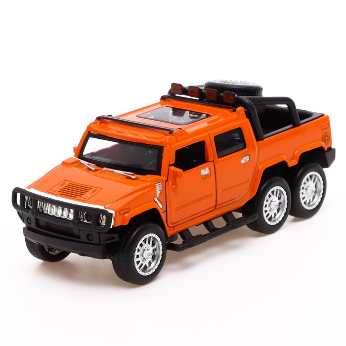 Машина металлическая &laquo;Внедорожник&raquo;, 1:36, свет, звук, открываются двери, инерция, цвет МИКС