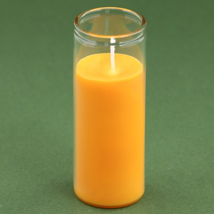 Новогодняя свеча в колбе &laquo;Апельсин&raquo;