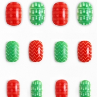 Детские накладные ногти на новый год &laquo;Морозная вьюга&raquo;, 12 шт