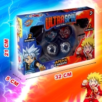 Набор боевых волчков &laquo;Арена сражения&raquo;, 2 волчка, арена, 2 запуска, цвет МИКС