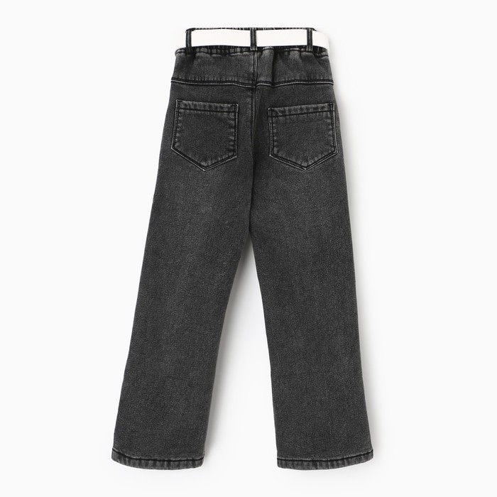 Джинсы для девочек, НАЧЁС, цвет серый, рост 110-116 см