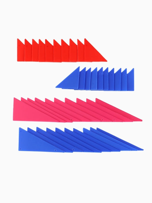 Касса цифр и счетных материалов, 132 элемента. Цвет МИКС   "Монстрик"