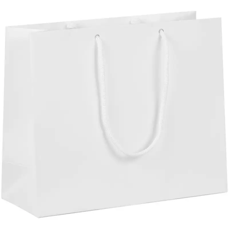 Пакет бумажный с ламинацией Lami Tote S, белый