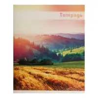 Тетрадь 48 листов в линейку Calligrata &laquo;Красоты природы&raquo;, обложка мелованная бумага, блок №2, белизна 75%, МИКС