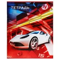 Тетрадь 48 листов в клетку, Calligrata &laquo;Авто&raquo;, МИКС