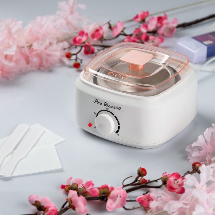 Воскоплав Luazon LVPL-05, баночный, 100 Вт, 400 г, регулировка температуры, белый Воскоплав Luazon LVPL-05, баночный, 100 Вт, 400 г, регулировка температуры, белый