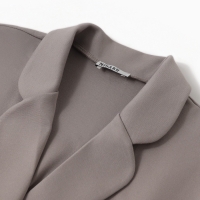 Комплект для девочки (жакет и брюки) MINAKU: PartyDress, цвет серый, рост 140 см