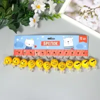 Фонарик свет на кольце "Смайлик-малыш с ножками" мигает МИКС 4х2,5х2,7 см