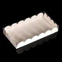 Коробка для печенья, белая, 10.5&times;20&times;3 см