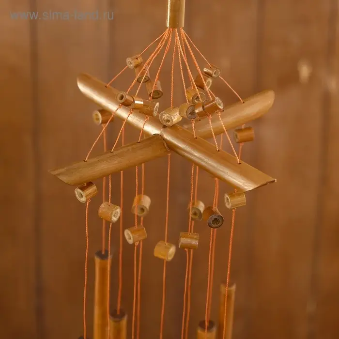 Музыка ветра "Спокойствие" бамбук 15х15х70 см