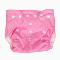 Многоразовый подгузник &laquo;Наш цветочек&raquo;, 3-15 кг, цвет розовый, Крошка Я