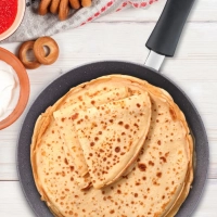 Блинная сковорода Natural Force 25 см с индикатором нагрева