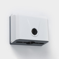 Диспенсер бумажных полотенец в листах, 26&times;12&times;22 см, цвет белый