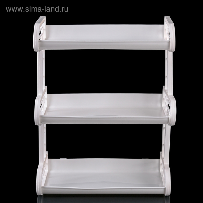 Полка навесная 3-х ярусная, 32&times;17.2&times;42 см, МИКС