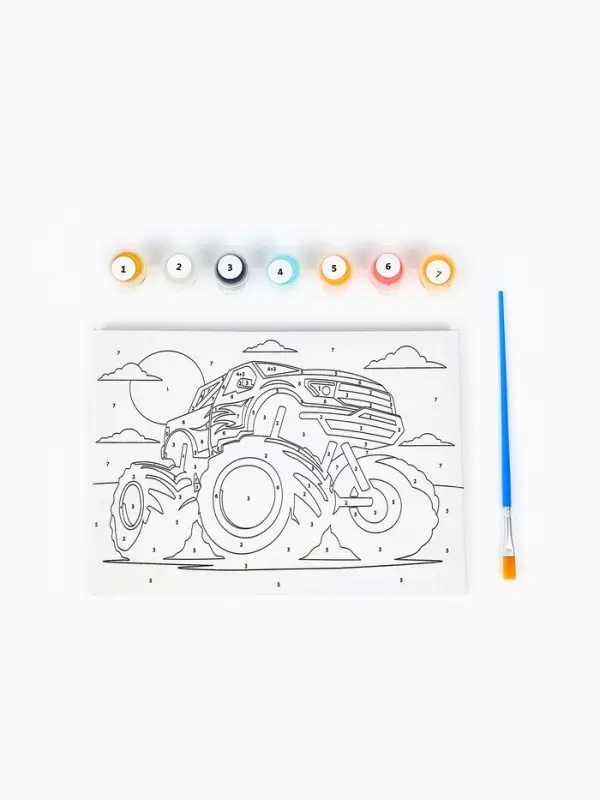 Картина по номерам &laquo;Закат в пустыне&raquo;, 21&times;15 см