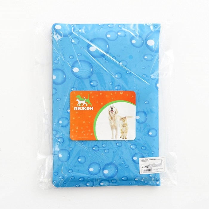 Коврик охлаждающий (гель), 40 х 30 см, капли
