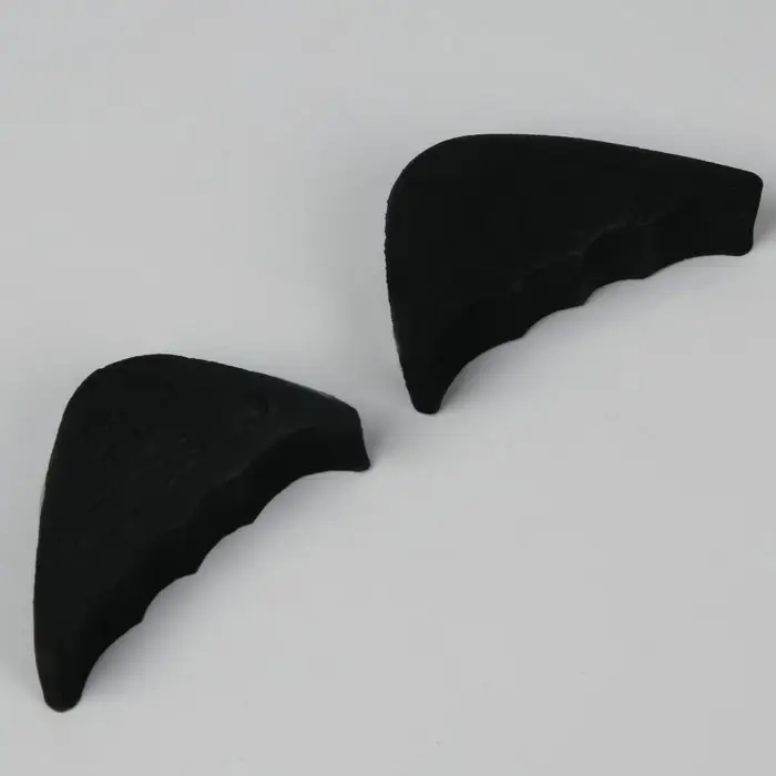 Вставки для уменьшения размера обуви, регулируемые, 7&times;3 см, пара, чёрные