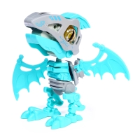 Электронный конструктор динозавр &laquo;Динобот&raquo;, со звуком и подсветкой, на батарейках, цвет МИКС