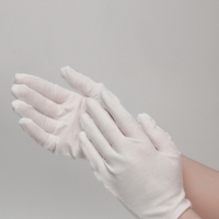 Перчатки хлопковые пара р-р L бел пакет