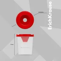 Стакан - непроливайка для рисования ErichKrause Classic, 200 мл, красный