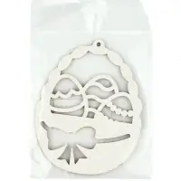 Подвеска деревянная на Пасху &laquo;Корзинка&raquo;, 8&times;10 см