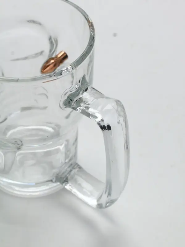 Кружка для пива "Череп" с пулей,  350 мл