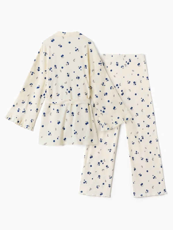 Пижама женская (рубашка и брюки) KAFTAN Blueberry р.52-54