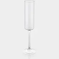 Набор бокалов для шампанского "Индиго" 2 шт, 6х24,5 см, прозрачные