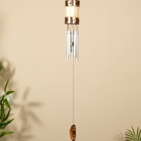 Музыка ветра "Цилиндр" дерево, алюминий 6х6х70 см