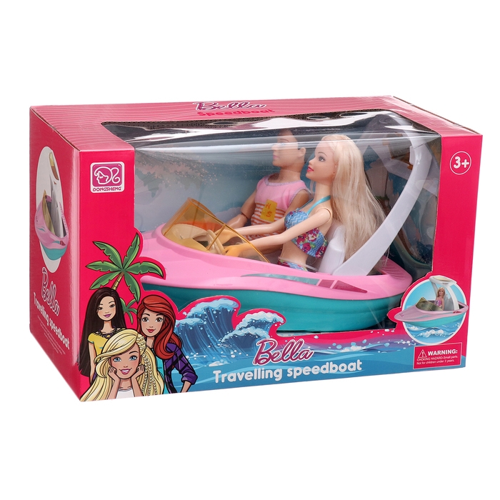 Катер для кукол &laquo;Морская прогулка&raquo; с набором кукол