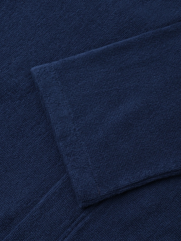 Халат мужской Экономь и Я, цв. тёмно-синий, р-р 56-58, 100% хл, 340 г/м2