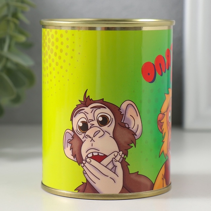 Подарочные носки в банке «Опять…?», (внутри носки мужские, цвет чёрный) Подарочные носки в банке «Опять…?», (внутри носки мужские, цвет чёрный)